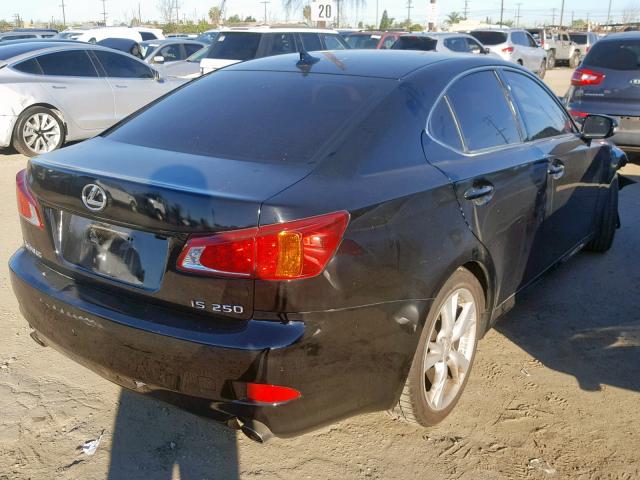 JTHBK262X92094119 - 2009 LEXUS IS 250 BLACK photo 4