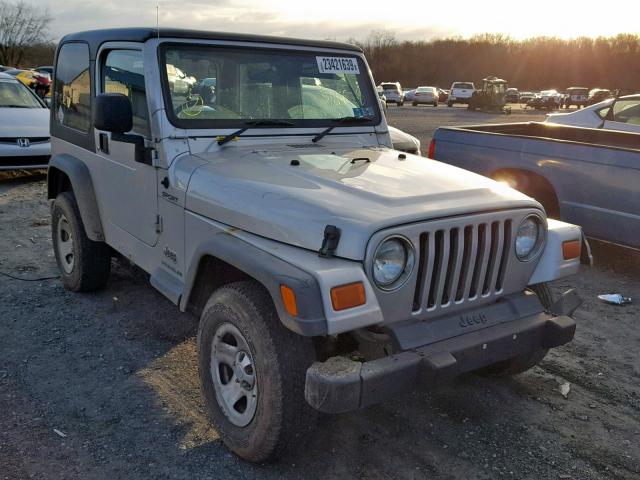 1J4F449S26P779793 - 2006 JEEP WRANGLER / SILVER photo 1