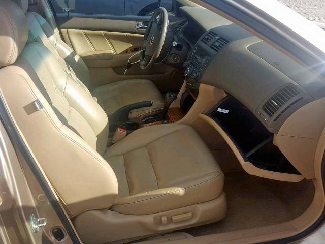 1HGCM66575A025410 - 2005 HONDA ACCORD EX TAN photo 5