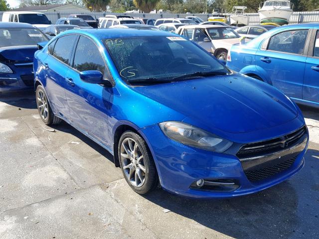 1C3CDFBB1ED741944 - 2014 DODGE DART SXT BLUE photo 1