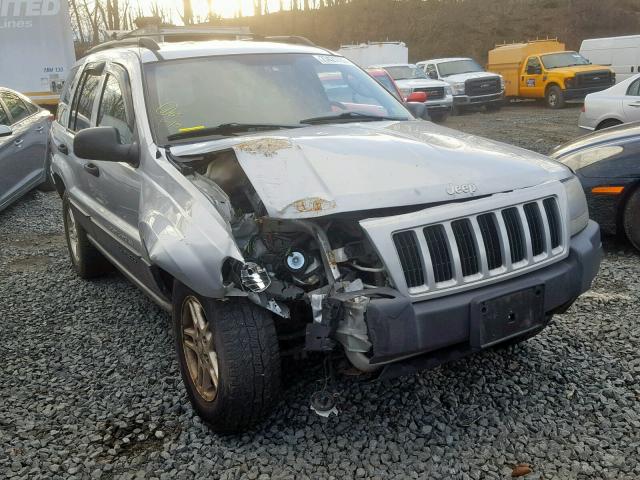 1J4GW48S54C380882 - 2004 JEEP GRAND CHER GRAY photo 1