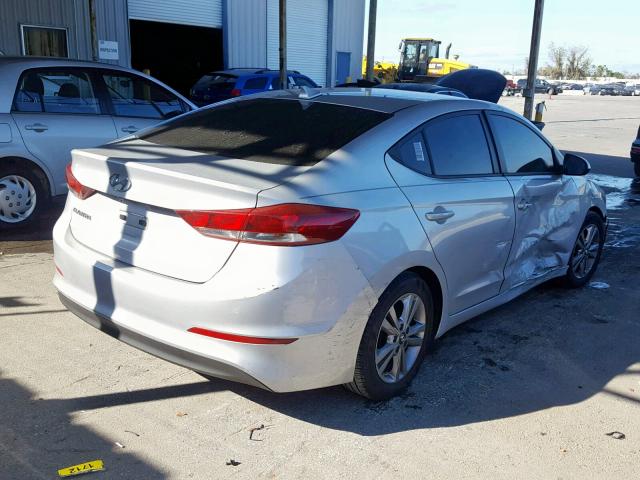 KMHD84LF2HU237199 - 2017 HYUNDAI ELANTRA SE 银色 照片 4
