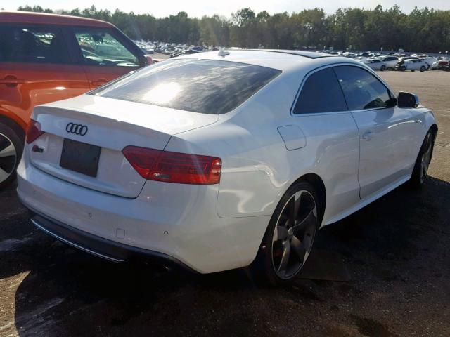 WAUCGAFR8DA043275 - 2013 AUDI S5 PREMIUM WHITE photo 4