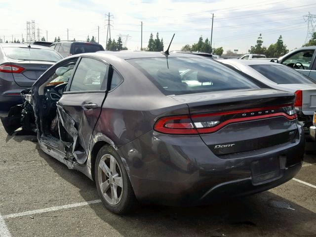 1C3CDFBB2GD550875 - 2016 DODGE DART SXT CHARCOAL photo 3