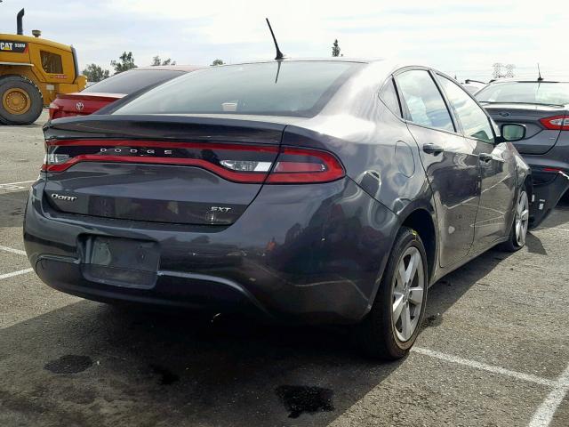 1C3CDFBB2GD550875 - 2016 DODGE DART SXT CHARCOAL photo 4