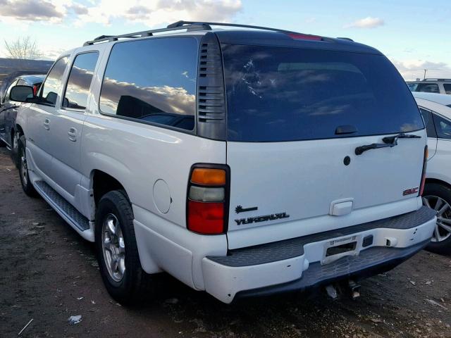 1GKFK66U65J253010 - 2005 GMC YUKON XL D WHITE photo 3