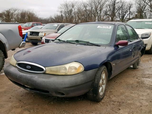 1FAFP6636WK287924 - 1998 FORD CONTOUR LX 蓝色 照片 2