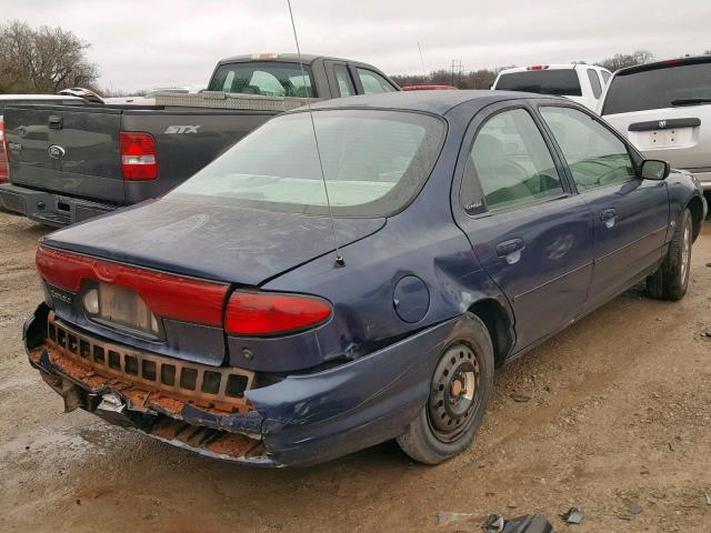 1FAFP6636WK287924 - 1998 FORD CONTOUR LX 蓝色 照片 4