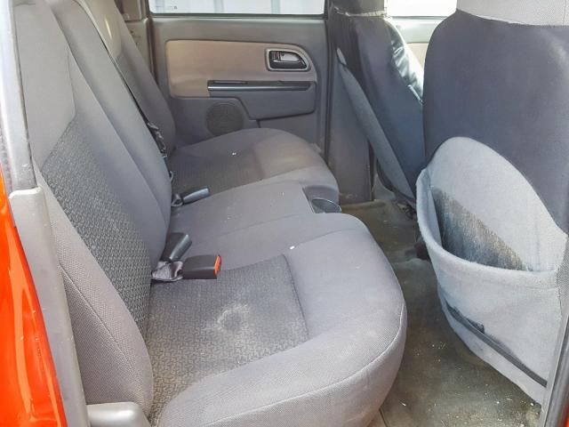 1GTDT136158251147 - 2005 GMC CANYON RED photo 6