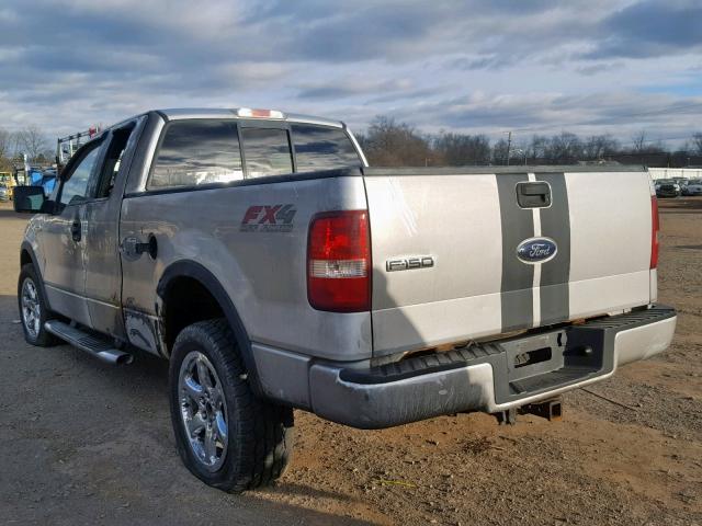 1FTPX14595NA35927 - 2005 FORD F150 灰色 照片 3