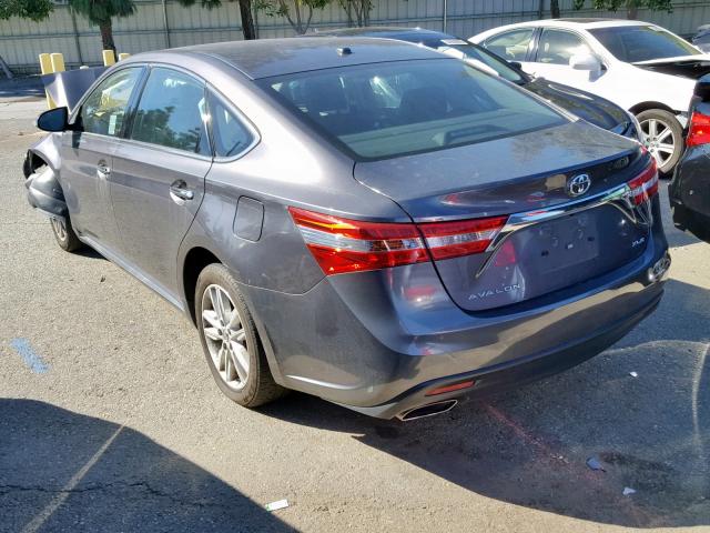 4T1BK1EB2FU192666 - 2015 TOYOTA AVALON XLE 石墨色 照片 3