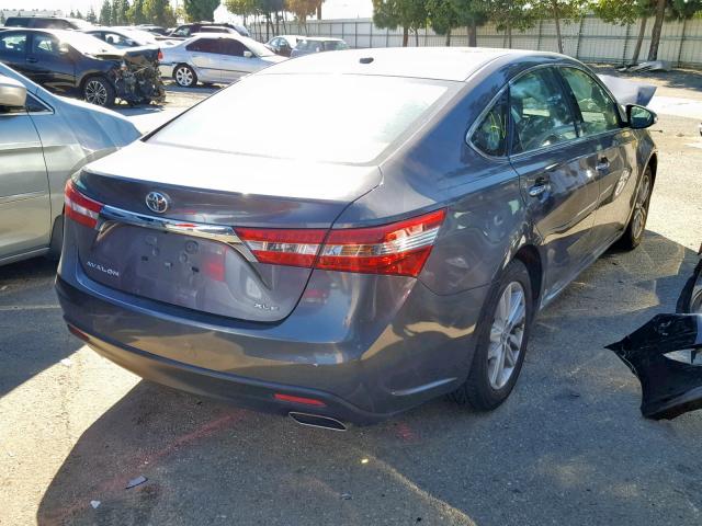 4T1BK1EB2FU192666 - 2015 TOYOTA AVALON XLE 石墨色 照片 4