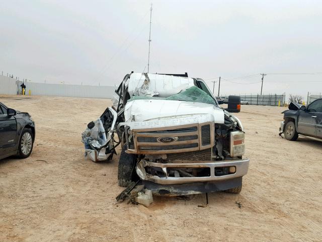 1FTWW31568EE19442 - 2008 FORD F350 SRW S WHITE photo 10