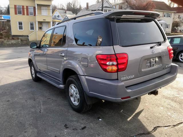 5TDBT48A81S046050 - 2001 TOYOTA SEQUOIA LI GRAY photo 2