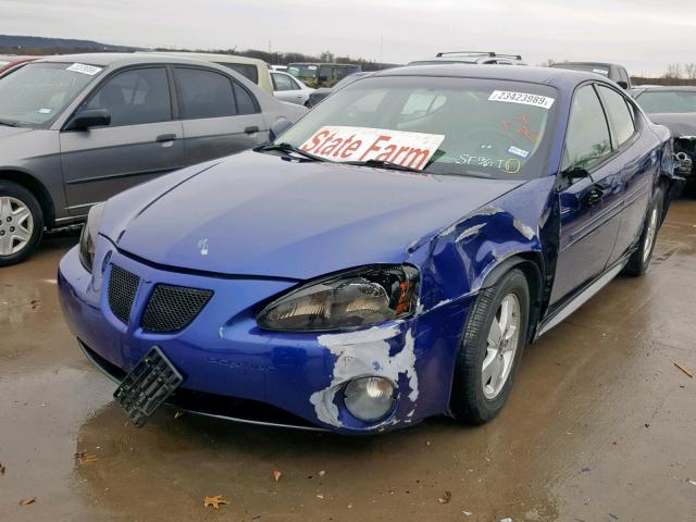 2G2WP552X61259318 - 2006 PONTIAC GRAND PRIX BLUE photo 2