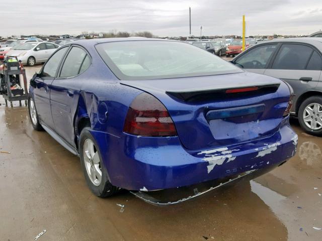 2G2WP552X61259318 - 2006 PONTIAC GRAND PRIX BLUE photo 3