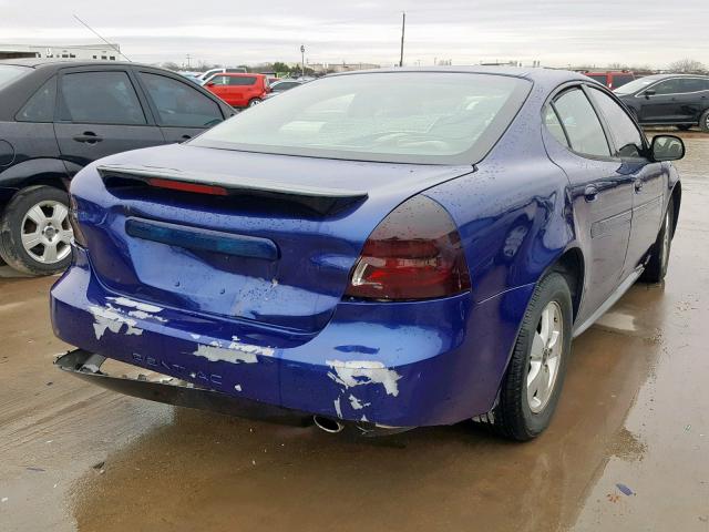 2G2WP552X61259318 - 2006 PONTIAC GRAND PRIX BLUE photo 4