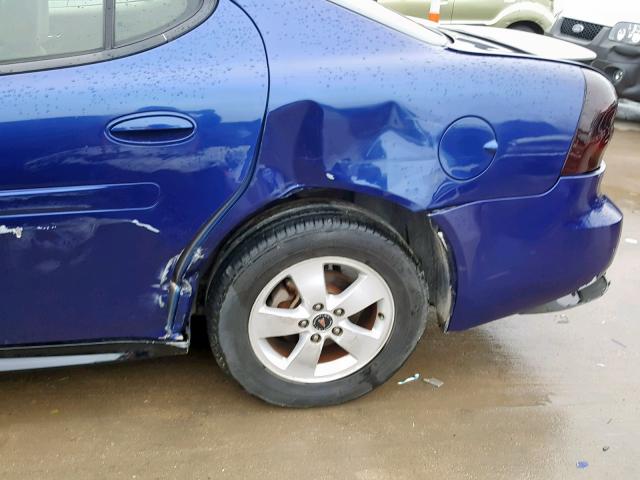 2G2WP552X61259318 - 2006 PONTIAC GRAND PRIX BLUE photo 9