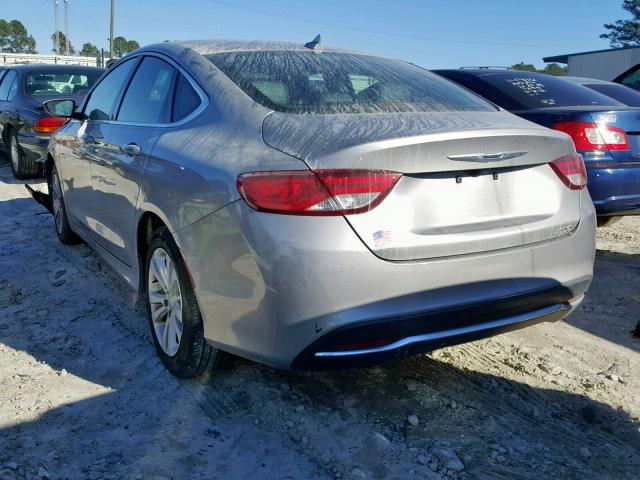 1C3CCCAB8HN507558 - 2017 CHRYSLER 200 LIMITE GRAY photo 3