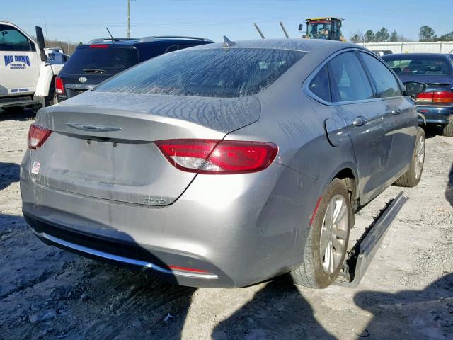 1C3CCCAB8HN507558 - 2017 CHRYSLER 200 LIMITE GRAY photo 4