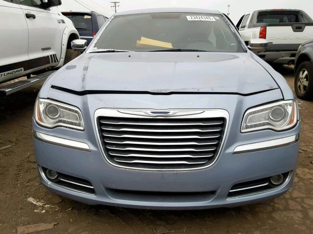 2C3CCACG8CH160764 - 2012 CHRYSLER 300 LIMITE BLUE photo 10