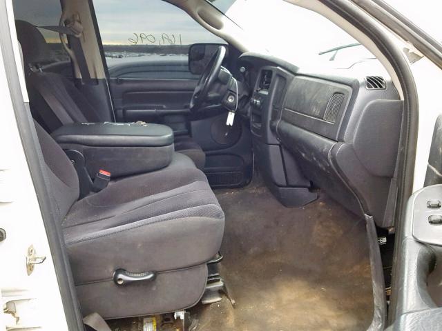 3D7KA28C74G122460 - 2004 DODGE RAM 2500 S WHITE photo 5