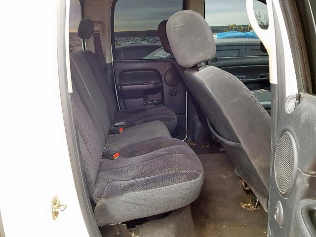 3D7KA28C74G122460 - 2004 DODGE RAM 2500 S WHITE photo 6