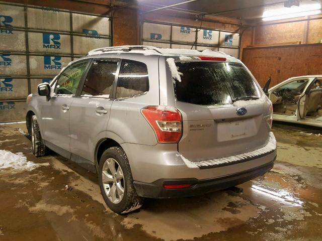 JF2SJADC1FH522292 - 2015 SUBARU FORESTER 2 银色 照片 3