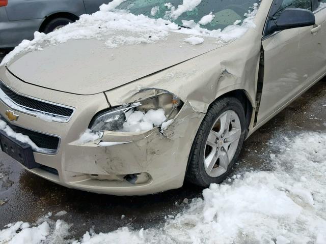 1G1ZB5E16BF216458 - 2011 CHEVROLET MALIBU LS TAN photo 9
