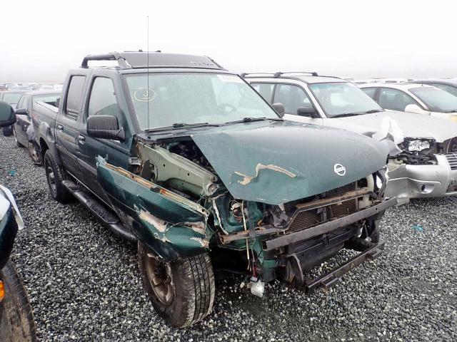 1N6ED27Y82C301468 - 2002 NISSAN FRONTIER C GREEN photo 1