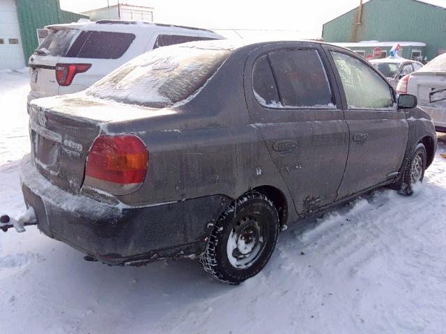 JTDBT123640329921 - 2004 TOYOTA ECHO GRAY photo 4