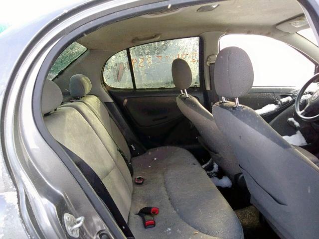 JTDBT123640329921 - 2004 TOYOTA ECHO GRAY photo 6