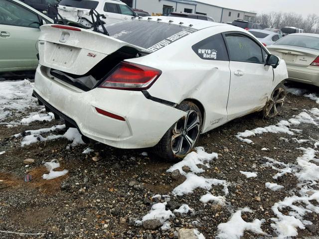 2HGFG4A50EH704288 - 2014 HONDA CIVIC SI WHITE photo 4