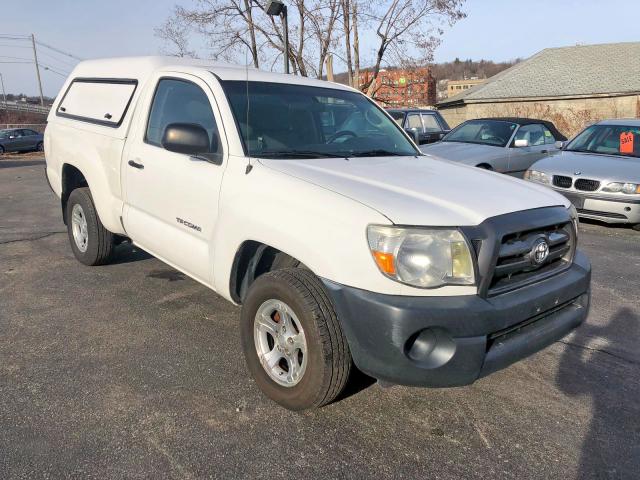 5TENX4CN8AZ701385 - 2010 TOYOTA TACOMA WHITE photo 1