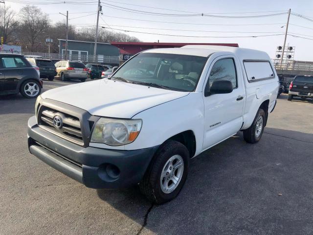 5TENX4CN8AZ701385 - 2010 TOYOTA TACOMA WHITE photo 5