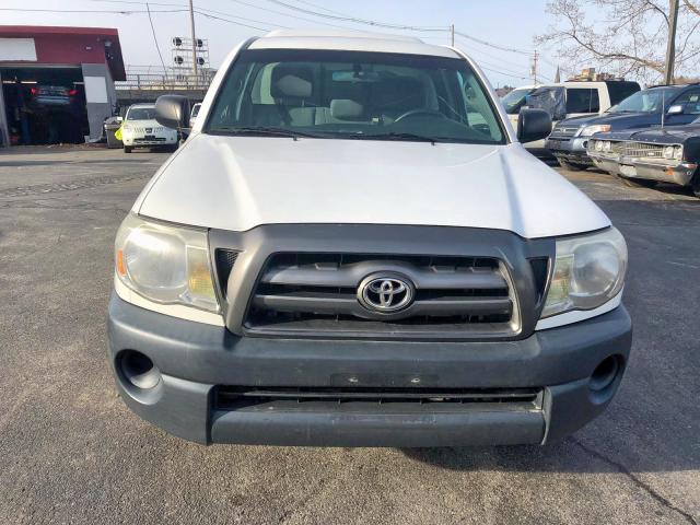 5TENX4CN8AZ701385 - 2010 TOYOTA TACOMA WHITE photo 6