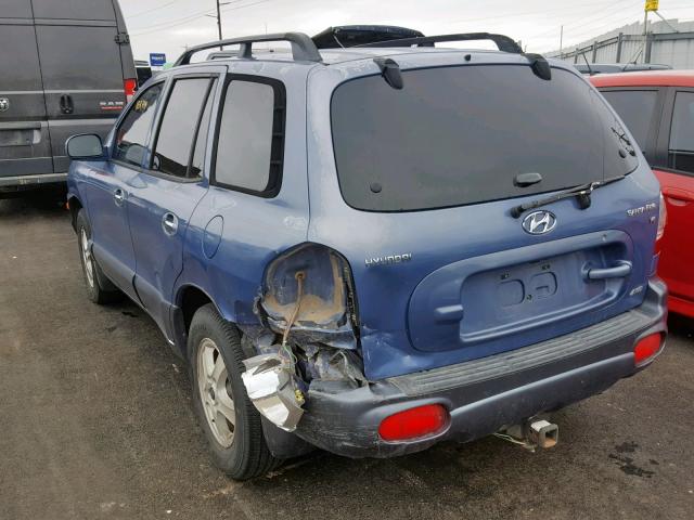 KM8SC73D92U277003 - 2002 HYUNDAI SANTA FE G TWO TONE photo 3