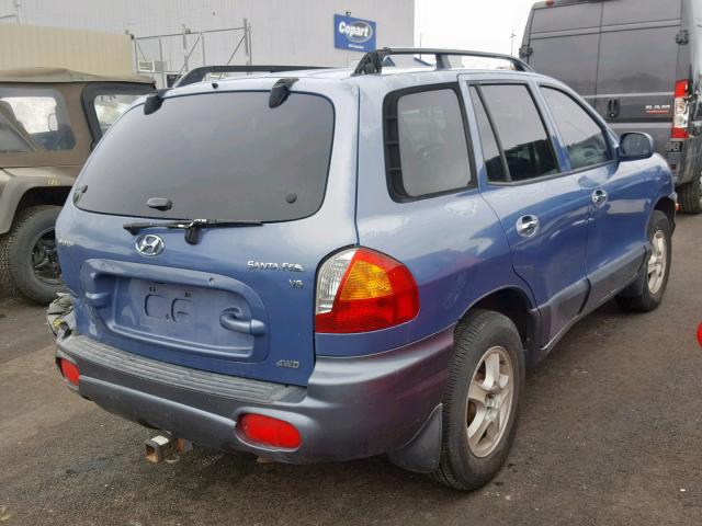 KM8SC73D92U277003 - 2002 HYUNDAI SANTA FE G TWO TONE photo 4