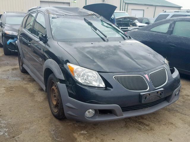 5Y2SL658X7Z413681 - 2007 PONTIAC VIBE BLACK photo 1