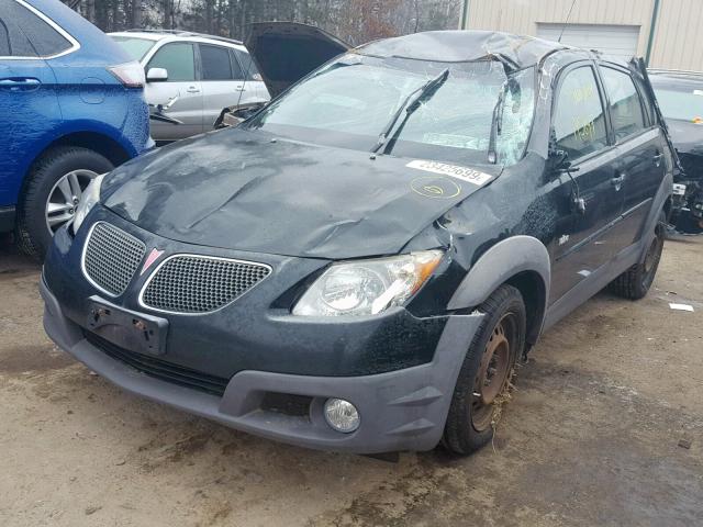 5Y2SL658X7Z413681 - 2007 PONTIAC VIBE BLACK photo 2