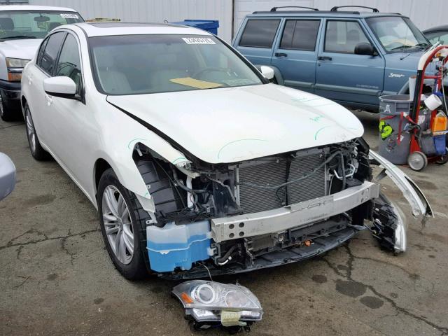 JN1CV6AP4CM623554 - 2012 INFINITI G37 BASE WHITE photo 1