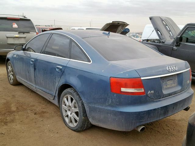 WAUDG74F45N100467 - 2005 AUDI A6 3.2 QUA BLUE photo 3