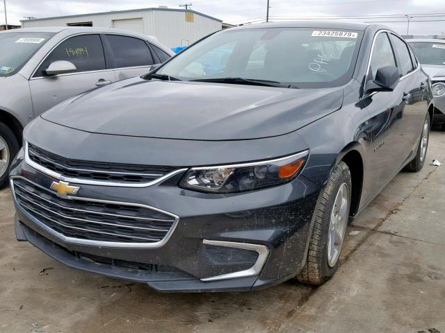 1G1ZB5ST5HF207247 - 2017 CHEVROLET MALIBU LS 灰色 照片 2