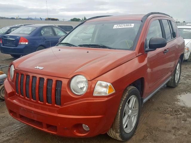 1J8FT470X8D594429 - 2008 JEEP COMPASS SP ნარინჯისფერი ფოტო 2