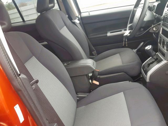 1J8FT470X8D594429 - 2008 JEEP COMPASS SP ნარინჯისფერი ფოტო 5