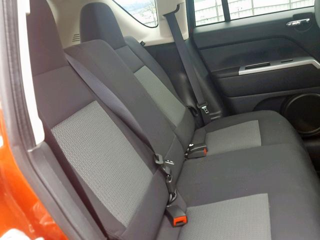 1J8FT470X8D594429 - 2008 JEEP COMPASS SP ნარინჯისფერი ფოტო 6