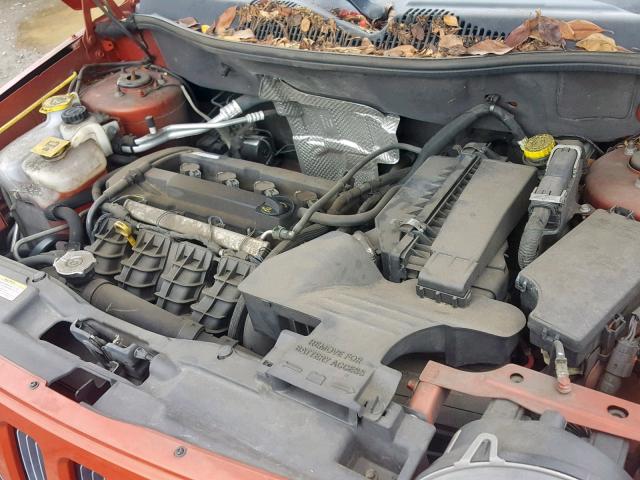 1J8FT470X8D594429 - 2008 JEEP COMPASS SP ნარინჯისფერი ფოტო 7