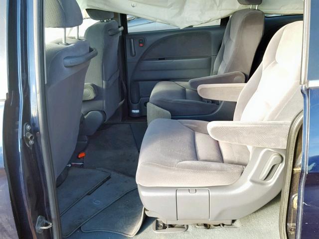 5FNRL38247B033763 - 2007 HONDA ODYSSEY LX BLUE photo 6