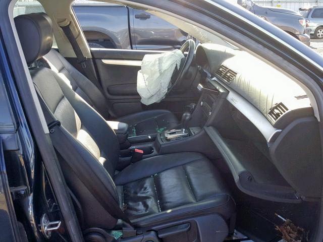 WAUDF78E27A208214 - 2007 AUDI A4 2.0T QU 蓝色 照片 5