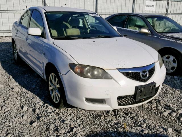 JM1BK32F371761969 - 2007 MAZDA 3 I WHITE photo 1